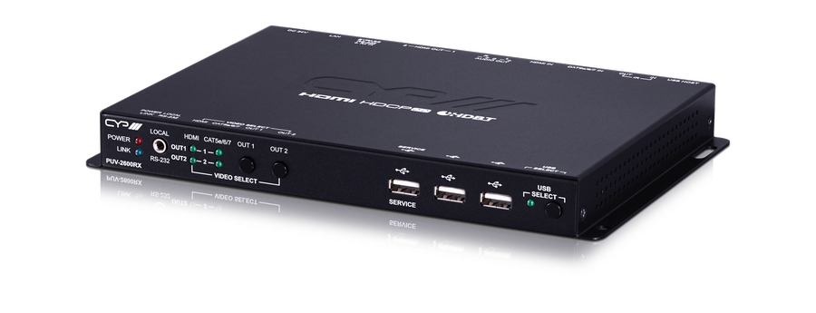 CYP Europe CAT Receiver/ Matrix 2x2 HDMI2.0, HDBaseT auf HDMI, Audio, USB PUV-26